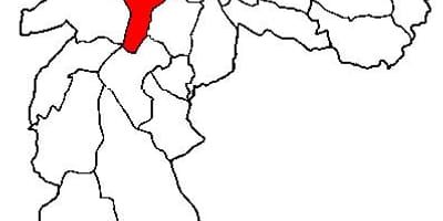 რუკა Pinheiros sub-prefecture São Paulo