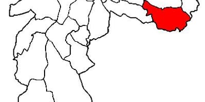 რუკა São Mateus sub-prefecture São Paulo