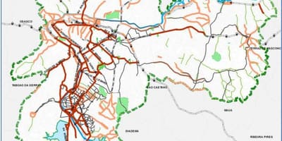 Map of São Paulo ველო ბილიკი