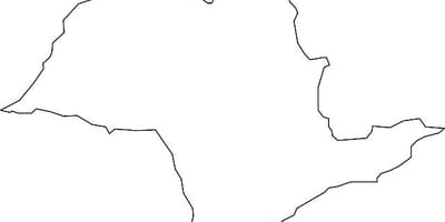 Map of São Paulo ვექტორი