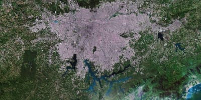 Map of São Paulo სატელიტური