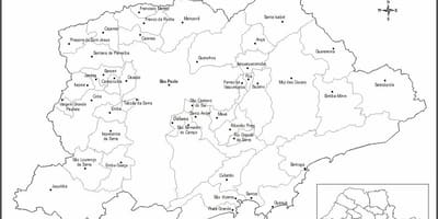 Map of São Paulo ქალიშვილი