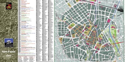 Map of São Paulo ცენტრში
