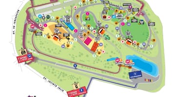 Map of São Paulo lollapalooza