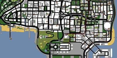 Map of São Paulo pichação