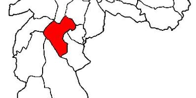 რუკა Santo Amaro sub-prefecture São Paulo