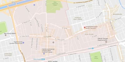 რუკა Tatuapé São Paulo