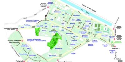 რუკა უნივერსიტეტი of São Paulo - USP